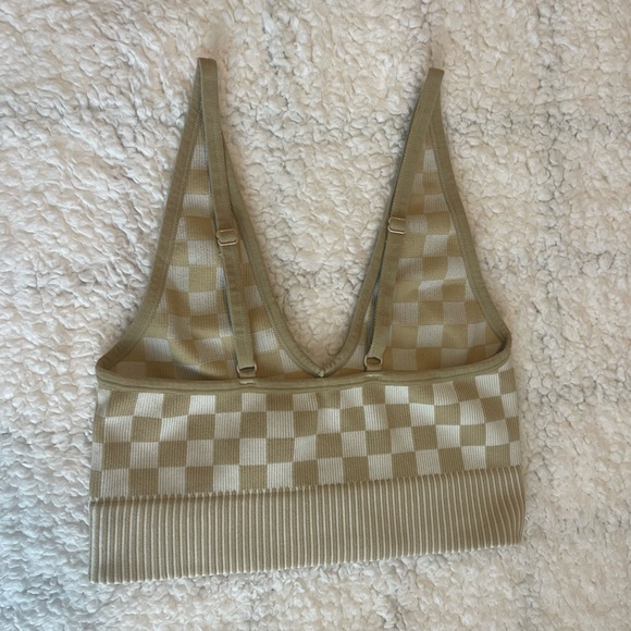 Garage Ribbed Checkered Tank Top - Picture 2 of 3